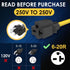 NEMA 14-30 to NEMA 6-20/6-15 Cord Adapter, STW 10 AWG, 3 Prong Dryer Adapter, 125V/250V, Heavy-Duty Adapter