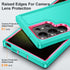 for Galaxy S24 Ultra Case, 3-Layer Military Grade Shockproof Silicone Cover with Kickstand for Samsung Galaxy S24 Ultra