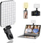 ALTSON 60 LED Portable Selfie Light Video Conference Lighting with Clip & Camera