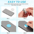 PATIKIL 30mm 36pcs Metal Plate for Phone Magnet, Round Adhesive Metal Plate Replacement Stickers for Magnetic Car Mount