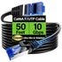 TuokaJu Cat6A Ethernet Cable Shielded 10Gbps 50 ft, Slim Shielded (F/UTP) Ethernet Cable