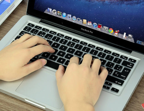 Silicone Skin Keyboard Cover - Spanish Language for Macbook Pro 13 15 17 Inch