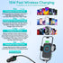 Wireless Car Charger, 15W Auto-Clamping Air Vent Holder for iPhone 15 14 13 12 11 Pro Max Plus Mini, Samsung S23