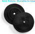 PChero 2 Pairs Headphone Ear Pads Covers with Stretchable Knit Fabric, Washable Earcup Protectors for On-Ear Headset