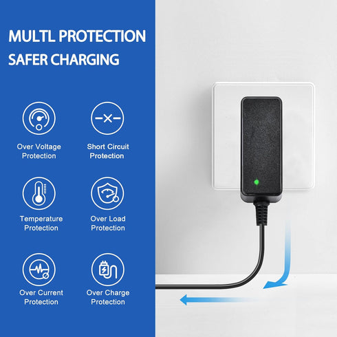 24V Massage Gun Charger, 25.2V Output, 1.5m/59in Line