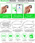 CloudValley 4-in-1 Magnetic Multifunctional Selfie Stick Tripod, Mini Portable Pocket Phone Stand with Detachable