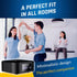 KLIM E1 MP3 Boombox - CD Player Portable Audio System + Extra BASS with Subwoofer + FM Radio, CD Bluetooth AUX USB +