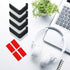4 Pieces Headphone Hanger Wall Mount with Adhesive Glues, Acrylic Holder for General Purpose Game Headphones