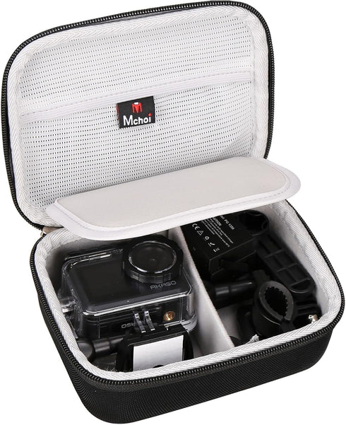 Mchoi Hard Carrying Case Suitable for AKASO EK7000 / 4K30FPS Action Camera Ultra HD Underwater Camera, Waterproof Shockproof Action Camera Travel Protective Case, Case Only