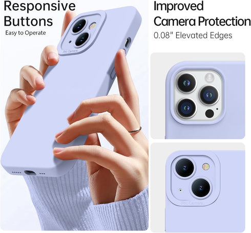 Kiresen 13 13 Magnetic for iPhone Case with Screen Protector - Wireless Charging Compatible - Upgraded Camera
