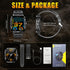 Military Smart Watch for Men, 3ATM Waterproof, 2.0'' Big Screen Tactical Smartwatch, 430mAh Fitness Tracker with Heart