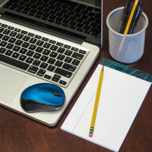 Logitech M317 Wireless Mouse, 2.4 GHz, USB Receiver, 1000 DPI Optical Tracking, 12 Month Battery, Blue, Compatible with