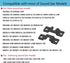 Sound Bar Mounting Bracket, Wall Mount Brackets for Vizio Soundbar, Fits Most Sound Bars, Hardware Kit Included