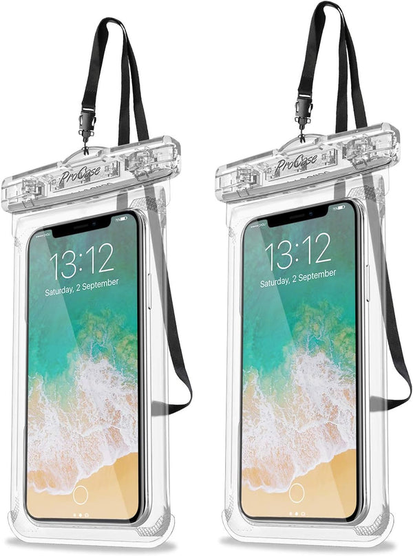 ProCase Waterproof Phone Pouch for Snorkeling, Underwater Dry Bag for iPhone 15 14 13 Pro Max 12 11, Galaxy S24 S23 S2