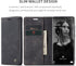 Kowauri Galaxy S20 FE 5G Leather Wallet Case - Classic Design with Magnetic Closure Flip Fold and Card Slot (Black)