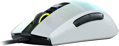 ROCCAT Burst Pro PC Gaming Mouse, Optical Switches, Lightweight Ergonomic Wired Mouse, RGB Lighting, 16K DPI, White