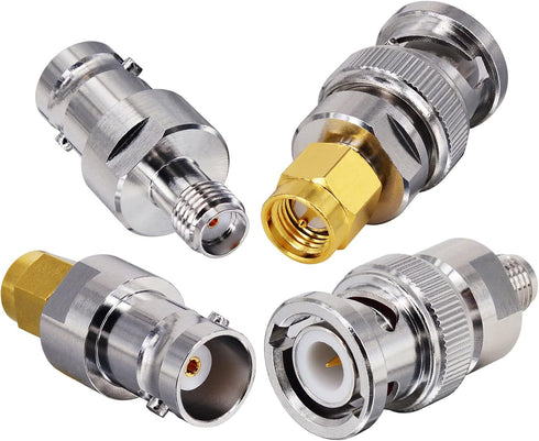 Onelinkmore BNC to SMA Coax Adapter for Baofeng UV-5R Ham Radio, Scanner, HT Antenna, SDR Dongle
