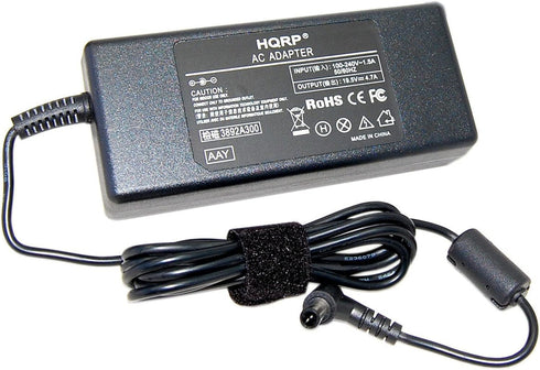 HQRP AC Adapter Compatible with Sony NSZ-GT1 NSG-AC19V Blu Ray Google Internet TV Box Power Supply