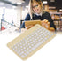Hilitand Bluetooth Keyboard, Universal Compact Ergonomic Mobile Phone/Tablet/Laptop/PC Typewriter for