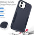 Compatible with iPhone 12 and 12 Pro, Heavy Duty Protection Shockproof Dropproof Dustproof Anti-Scratch Phone Case