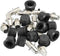 MECCANIXITY Speaker Grill Guides, Plastic and Metal, Dia 6mm, Pack of 12 for Speaker Parts Accessories