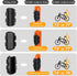 TUSITA Bike Seat Post Mount, Compatible with Garmin Varia RCT715, Round, D Shaped, Aero Seat Post Compatibility