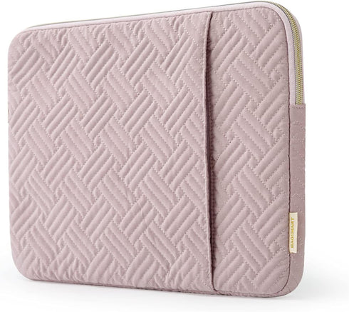 BAGSMART Laptop Sleeve Bag, Pink, Compatible with MacBook Air/Pro 13-13.3 inch & MacBook Pro 14 Inch, Protective Case