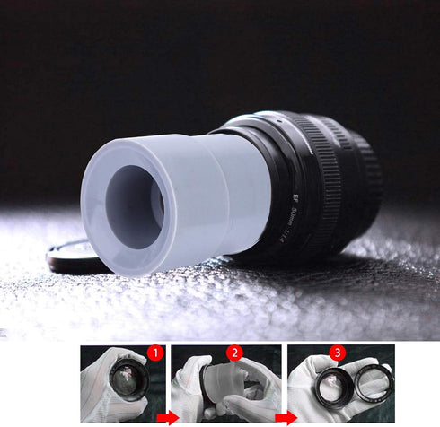 Lens Remove Ring, 9pcs Camera DSLR Lens Repair Tool Ring for 8-83mm Lenses Removal Rubber Accessory