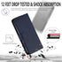 STARSHOP Blue PU Leather Wallet Phone Case Compatible with Motorola One 5G ACE, Shockproof Cover with Kickstand & Card