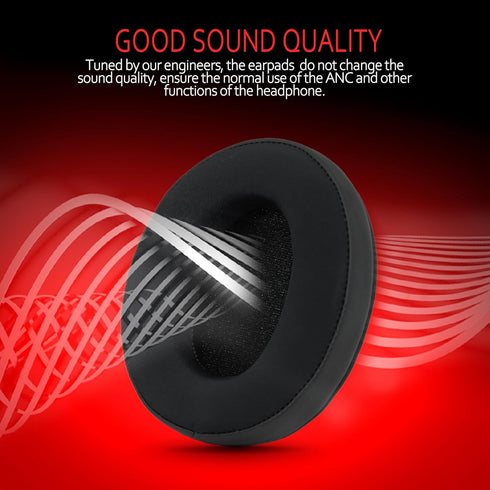 Krone Kalpasmos Cooling-gel Large Oval Replacement Ear Pads for ATH M50X/M40X/SteelSeries Arctis/HyperX Cloud & Alpha
