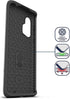 ENCASED Heavy Duty Motorola Edge Plus Case (2020 ONLY), Military Grade Full Body Rugged Cover - Black