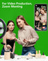 Green Screen Stand Kit, HEMMOTOP 5x6.5 ft Backdrop with Stand for Streaming, Gaming, Zoom, Portable Greenscreen
