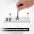 Qianyu 16 360Rotation Pcs Cell Phone Ring Holder Grips Finger Ring Stand Heart Cute Universal Adhesive Metal Hook