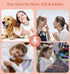 Pink Wireless Earbuds, Bluetooth in Ear Headphone with Microphone, Noise Cancellation, Long Life Portable Charging Case