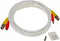 Pre-Made All-in-One Siamese RG59 BNC Video and Power CCTV Cable, 1X6.6ft (White)