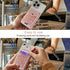 Self Adhesive Card Holders for Back of Phone, Cute Leather RFID Phone Wallet Pockets with Snap, Slim Card Holders