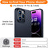 TORRAS OriginFit Slim Fit Case for iPhone 14 Pro 6.1 Inch, Matte Black, Super Thin Lightweight Hard PC Cover