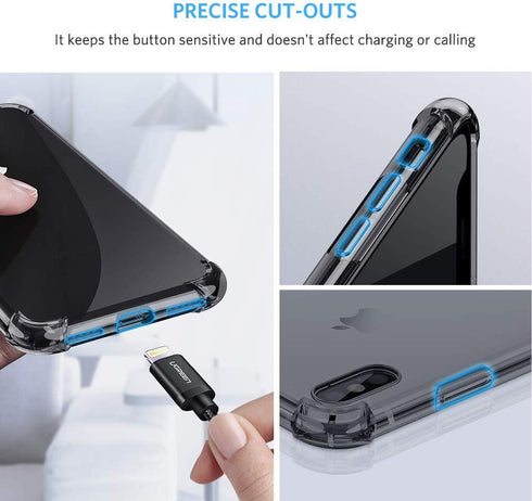 ORIbox Black Case for iPhone X/XS, Shockproof Protection with 4 Corners