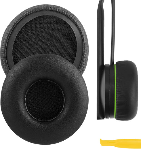 Geekria QuickFit Replacement Ear Pads for Xbox One Chat Headphones, Headset Earpads, Ear Cups Cover Repair Parts (Black)