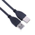 iGreely USB Extension Cable 2Pack, 1Ft/30cm USB 2.0 Panel-Mount Type A Male to Type A Female Cable