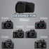 MegaGear MG088 Ultra Light Neoprene Camera Case for Nikon D3500, D3300, D3400, D5100, D5200, D5300, D5500, D5600 (18-55