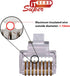 ITBEBE 100-Pack High Performance RJ45 Cat6 Pass Through Connectors for 24 AWG Ethernet Cable