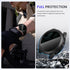 Goton Waterproof Case for Galaxy Watch 6, Tempered Glass Face Cover for Samsung Watch 6 Accessories 44mm, Privacy Black