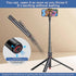 PEUJTEO 70" All-in-1 Auto Pop up Selfie Stick Tripod, Aluminum Celly Phone Selfie Stick for iPhone Android