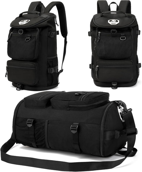 Generic Solid color gym duffel bag backpack, wrestling bag,with shoe compartment, 4 kinds