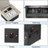 XMSJSIY D-Type 6.35mm 1/4" Female Panel Mount to Male Stereo Connector Cable, Speaker Headphone Extension-0.5M