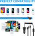 Fast Car Charger, Upgrade Dual USB Rapid Adapter Compatible with iPhone 15/14/13 Pro Max/13/12/11/Xs/XS