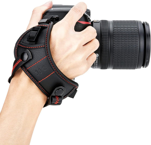 JJC Deluxe Microfiber Camera Hand Strap, Secure Padded Camera Holder Wrist Strap