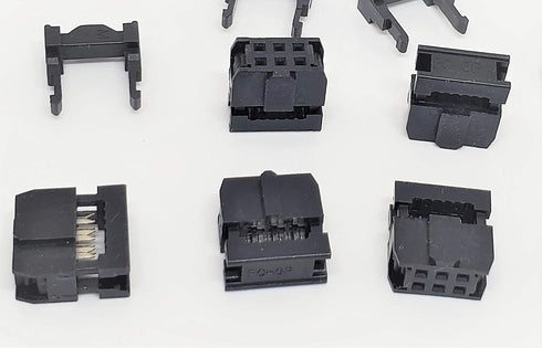 Pc Accessories - Connectors Pro 25-Pack IDC 2X3 6 Pins Dual Row Sockets for Flat Ribbon Cable