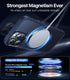 Magnetic Case for iPhone 12 Pro Max, Compatible with Magsafe, Military Grade Drop Protection, Navy Blue